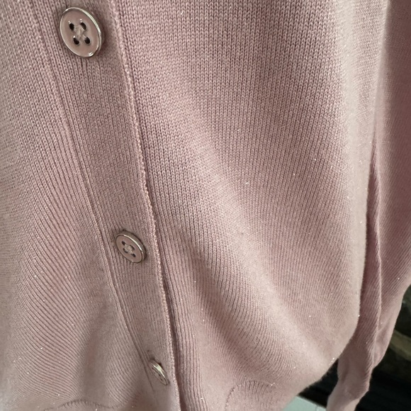 Nicole by Nicole Miller Pink Knit Cardigan - Picture 4 of 8